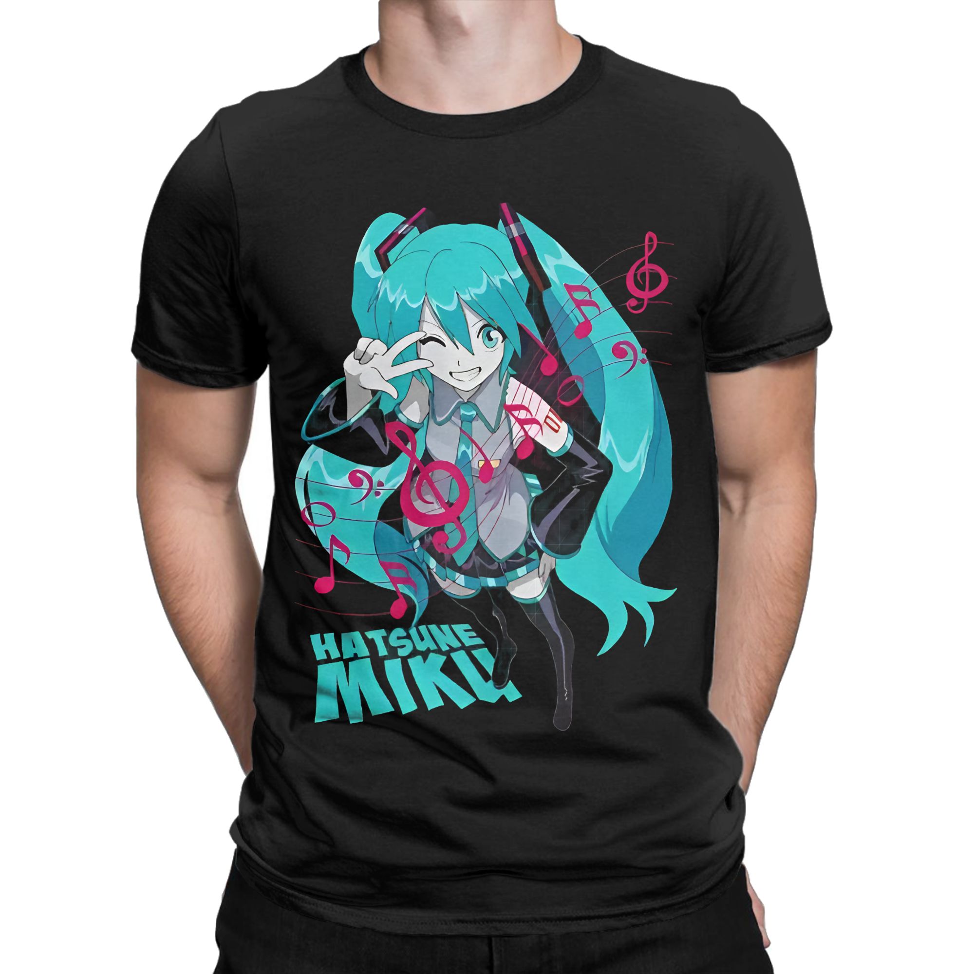 Kawaii Hatsune Miku  T-Shirt f – Mens Fashion Ideas recenzja i cena