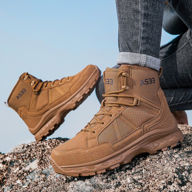Men's Military Tactical Boots  – Mens Fashion Zip Up recenzja i cena