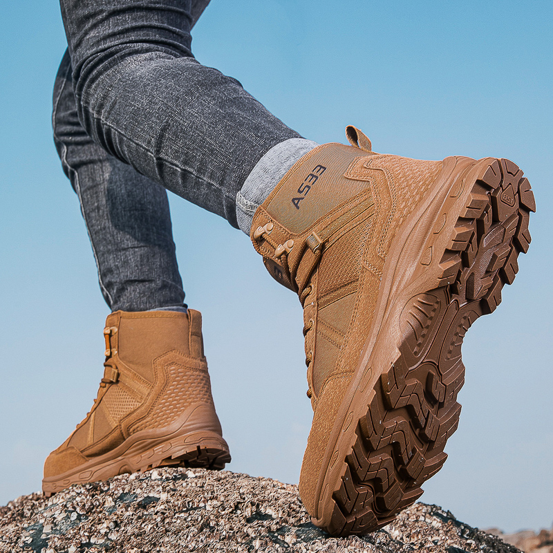 Men's Military Tactical Boots  – Mens Fashion Zip Up recenzja i cena