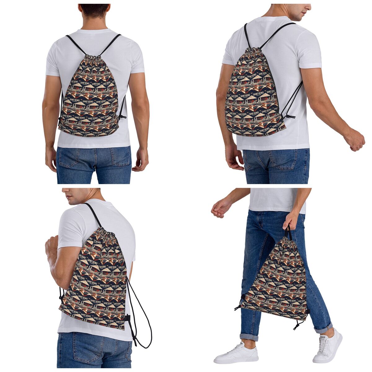 Saint Denis France 1950s Backp – 1950S Fashion Men'S recenzja i cena