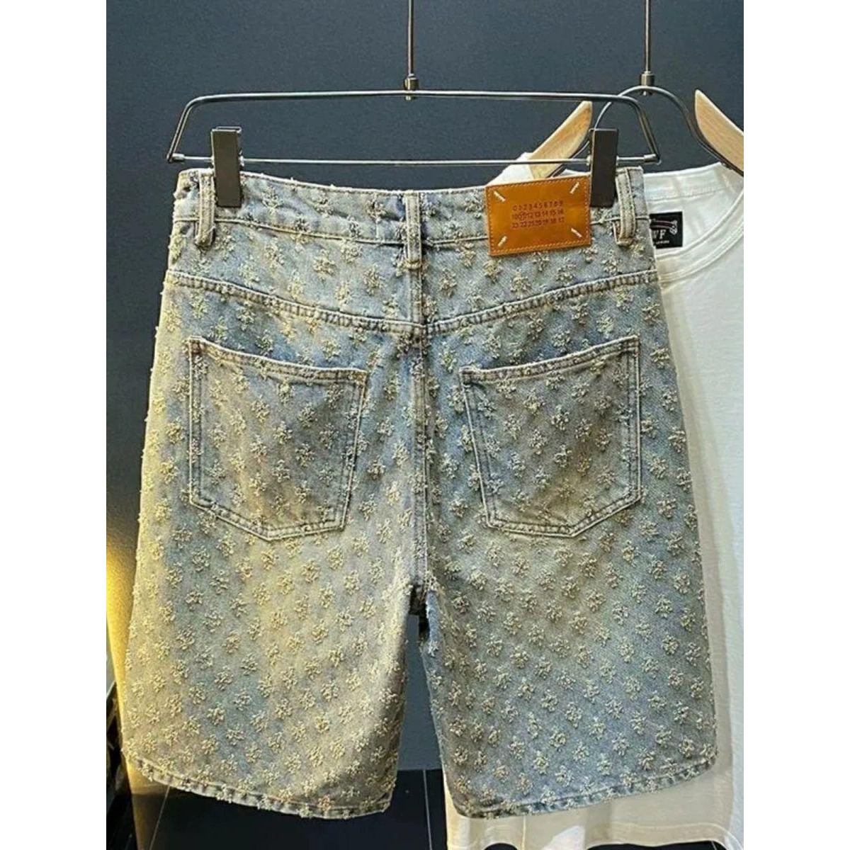 Summer High Street Denim Short – Men'S Fashion Linen Pants recenzja i cena
