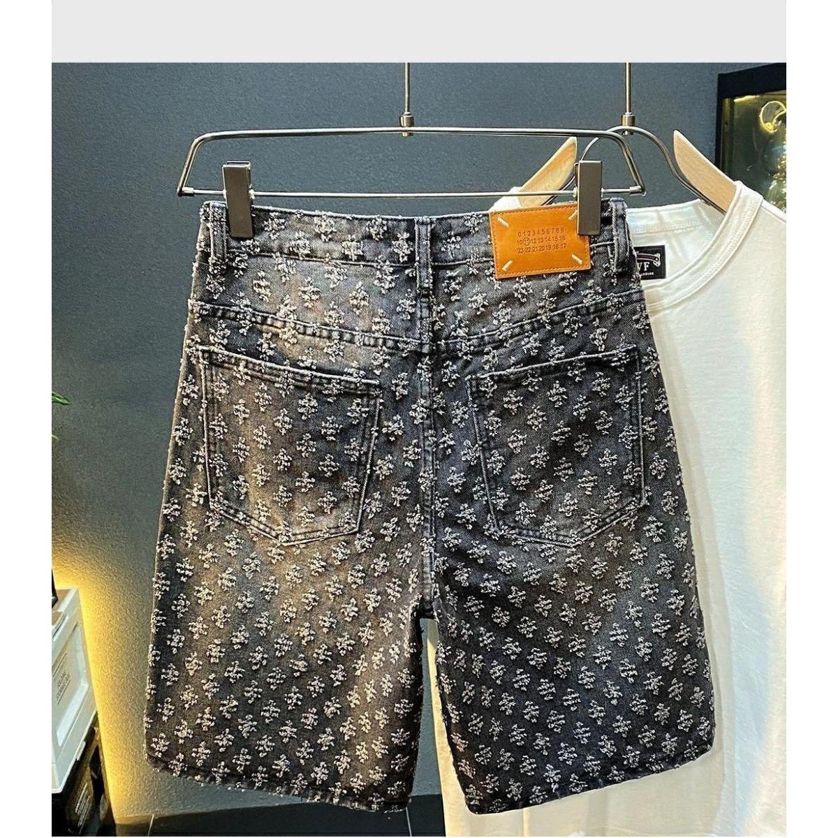 Summer High Street Denim Short – Men'S Fashion Linen Pants recenzja i cena