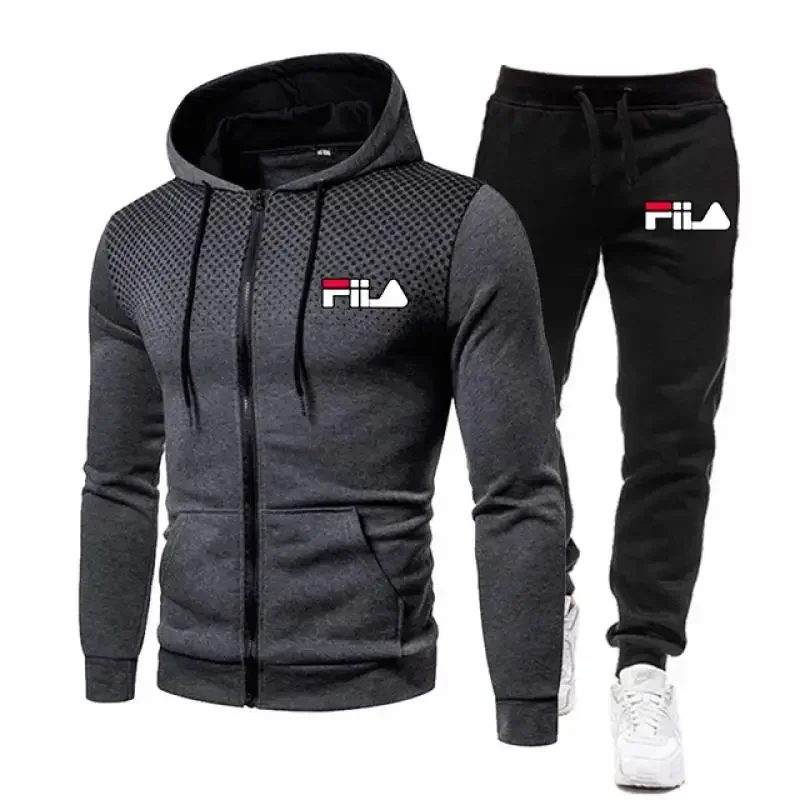 Men's Sets Hoodies+pants 2026  – Mens Fashion Zip Up recenzja i cena