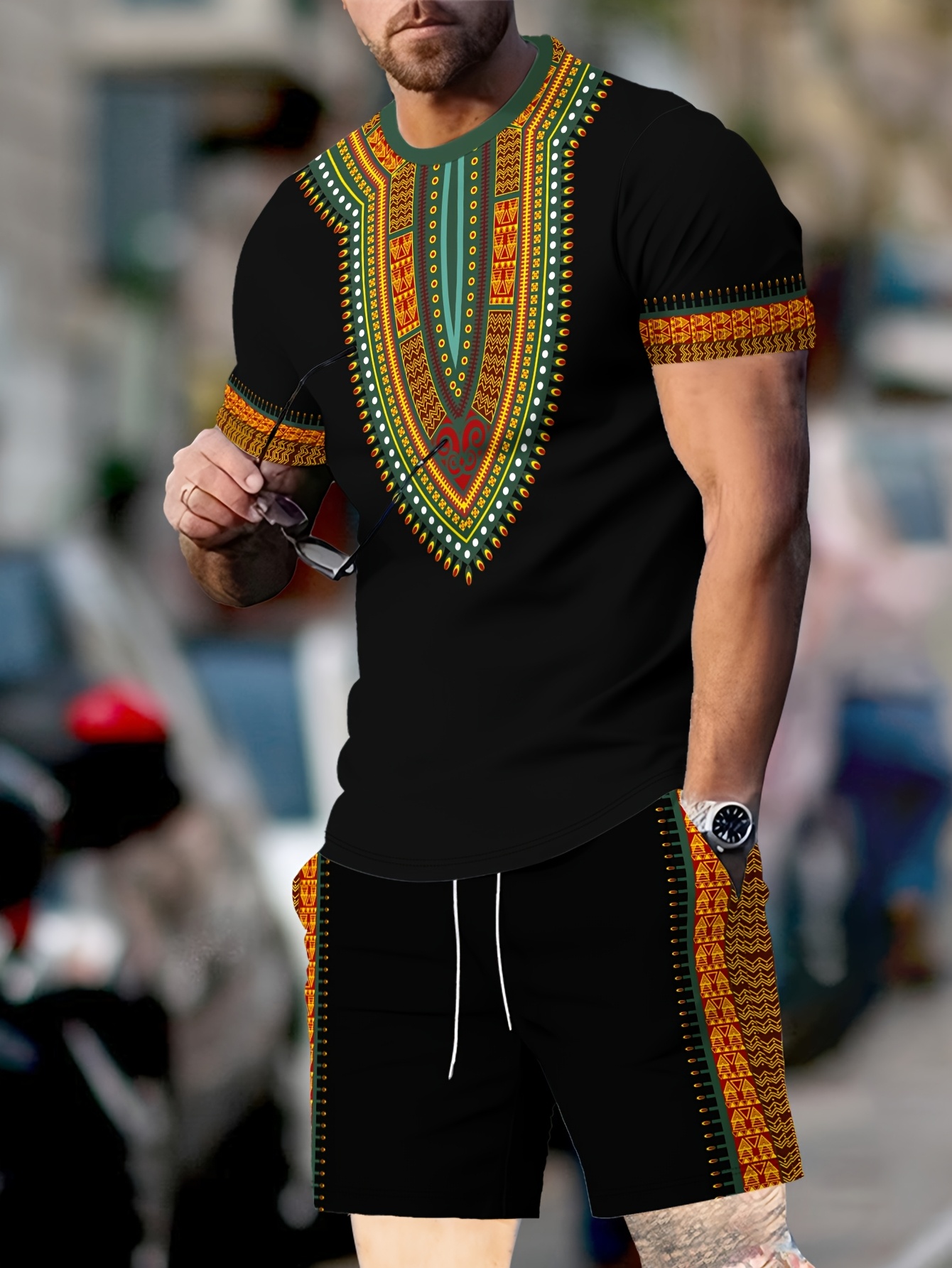New Men's Suits African Dashik – Men'S Fashion Videos recenzja i cena