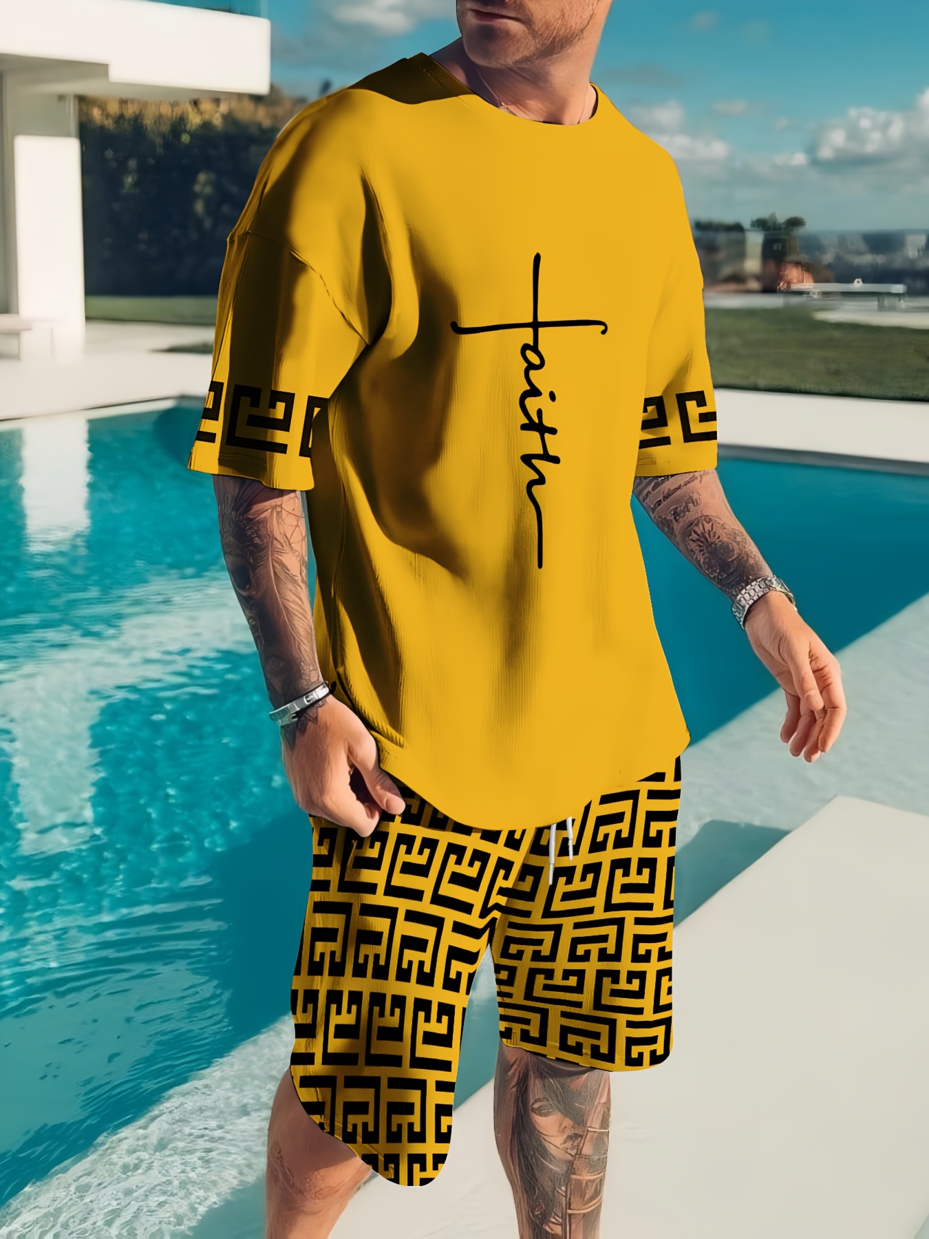 3D Printing Men's Casual Fashi – Mens Fashion Modern recenzja i cena