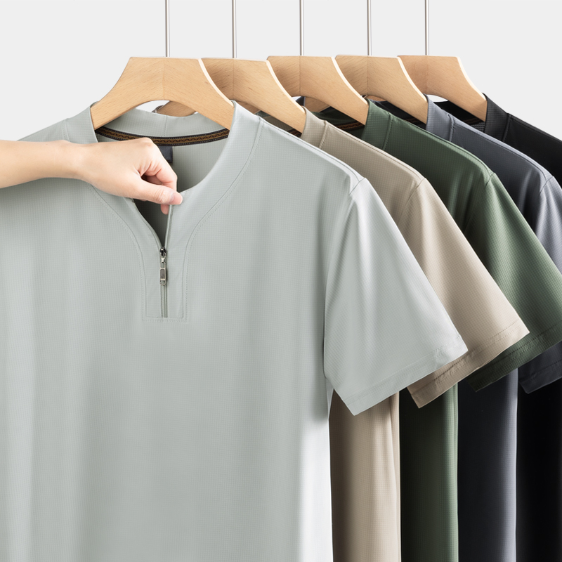 Big Size 9XL Men's Ice Silk He – Mens Fashion Zip Up recenzja i cena