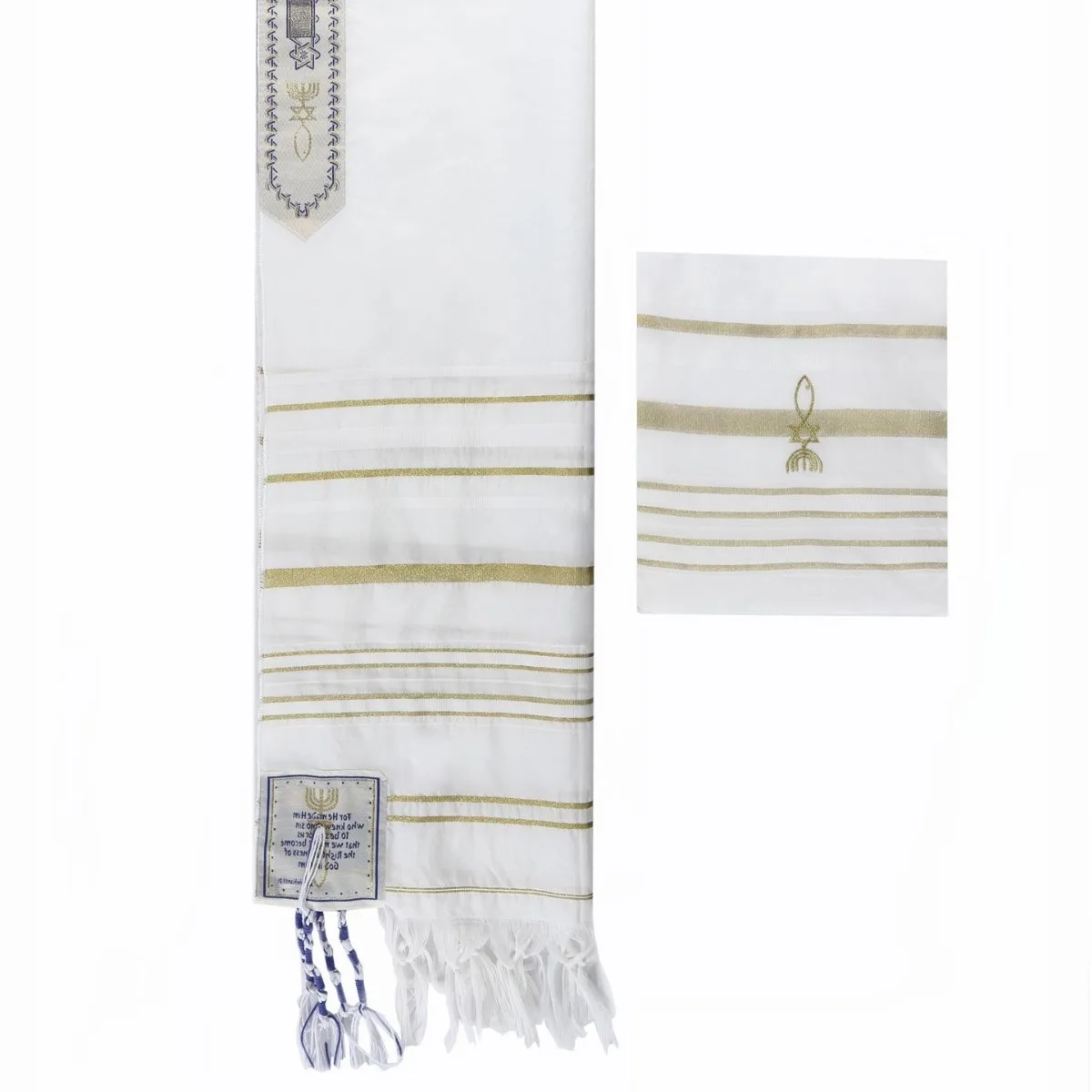 Golden Stripes Prayer Shawl wi – Men'S Fashion Bag recenzja i cena