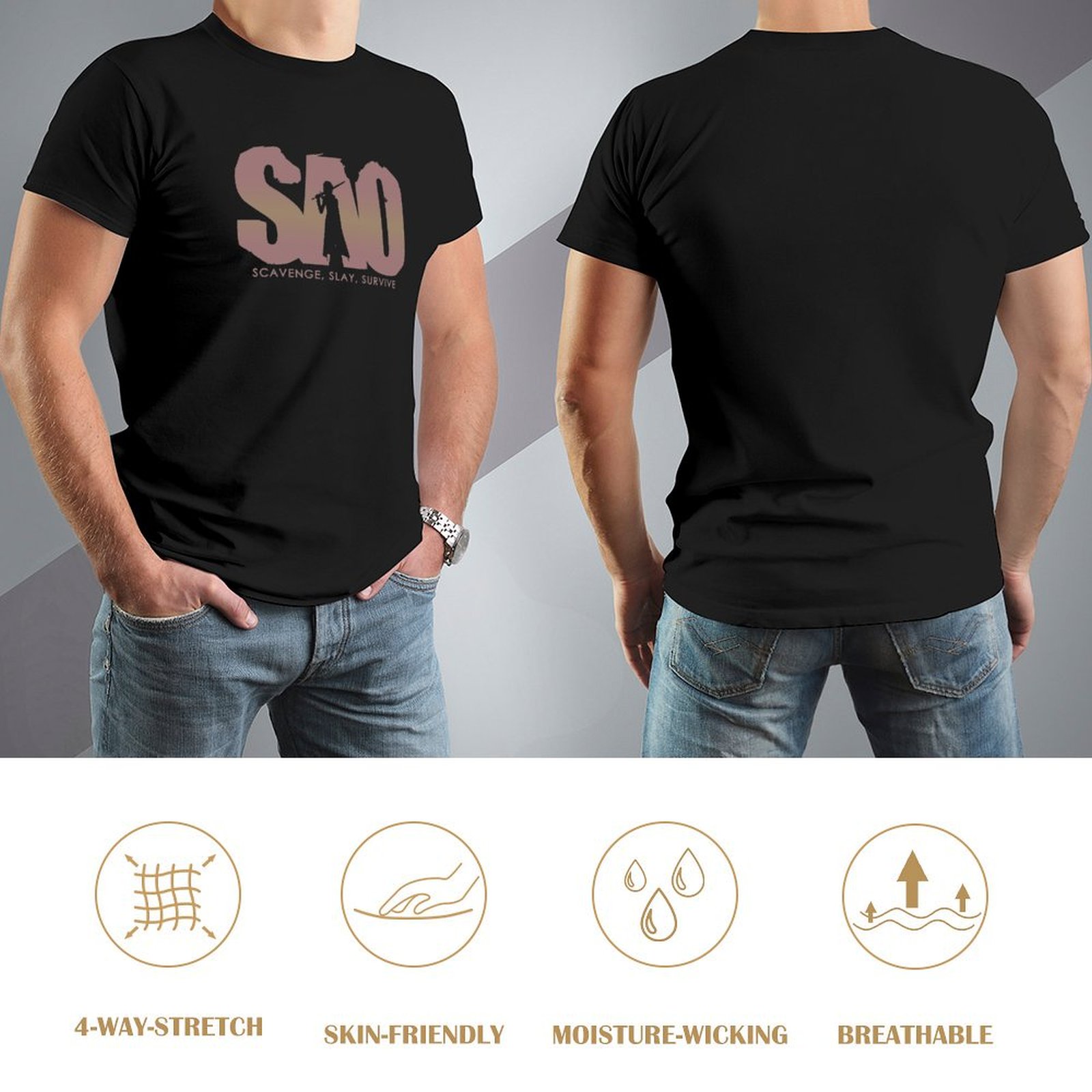 Sword Art Online T-Shirt for a – Men'S Fashion Online recenzja i cena