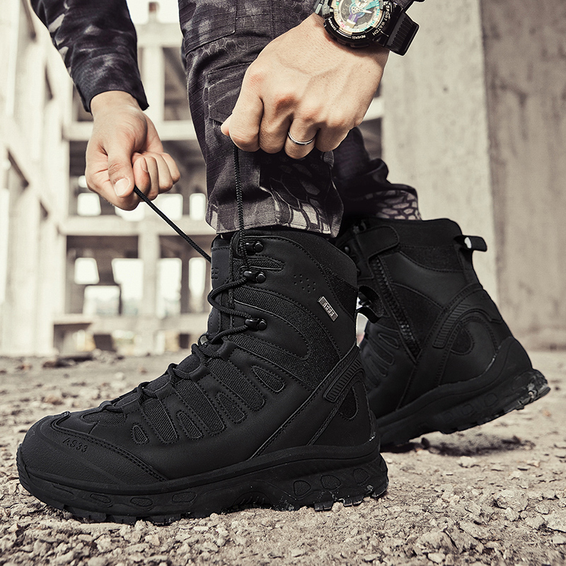 New Men Tactical Boots Militar – Mens Fashion Zip Up recenzja i cena