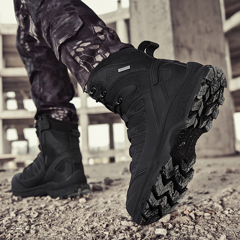 New Men Tactical Boots Militar – Mens Fashion Zip Up recenzja i cena