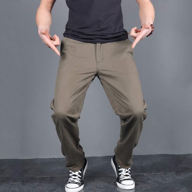 New Men's Spring Autumn Solid  – Chino Pants Men recenzja i cena