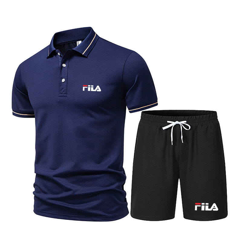 Men's Fashionable 2-Piece Spor – Men'S Fashion Polo recenzja i cena