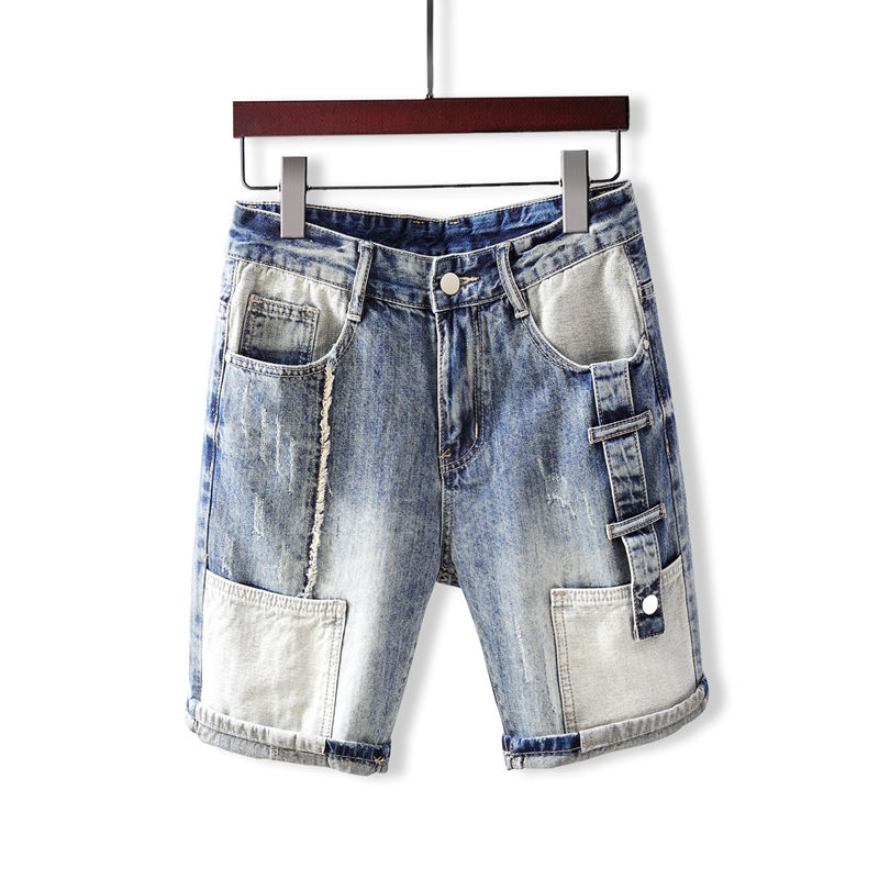 Men's Short Jeans Pants with P – Xl Men'S Fashion recenzja i cena