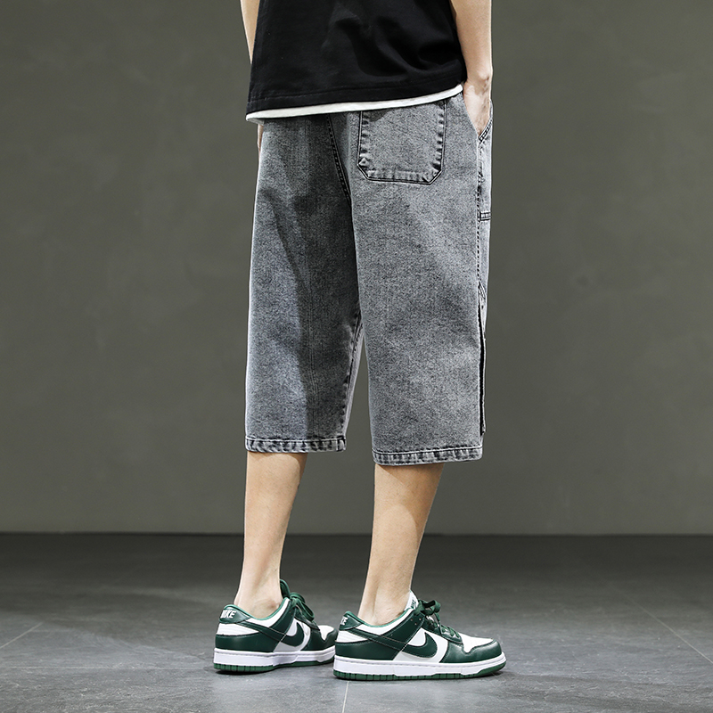 Korean Style Men's Long Shorts – Men'S Fashion Linen Pants recenzja i cena