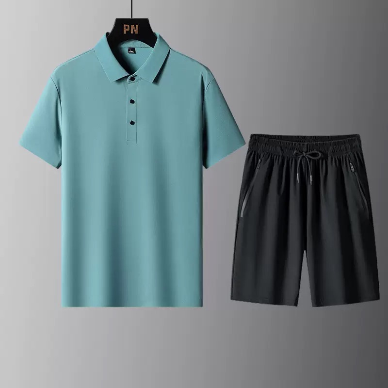 Summer Fashion Solid Color Com – Men'S Fashion Polo recenzja i cena