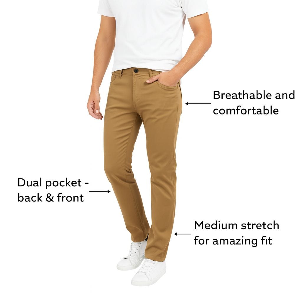 Mens 3 Pack Chinos Slim Fit St – Chino Pants Men recenzja i cena