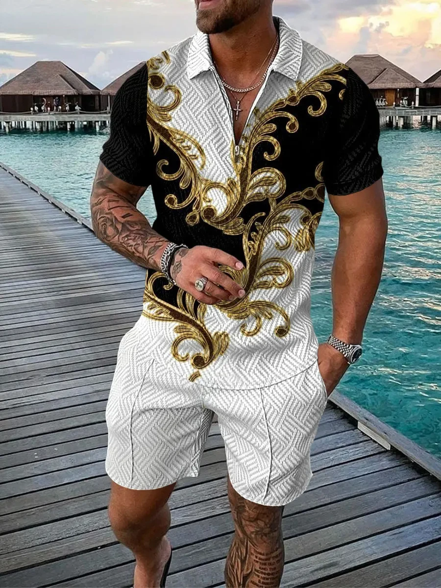 2026 New Summer Men's Suit Tre – Men'S Fashion Polo recenzja i cena