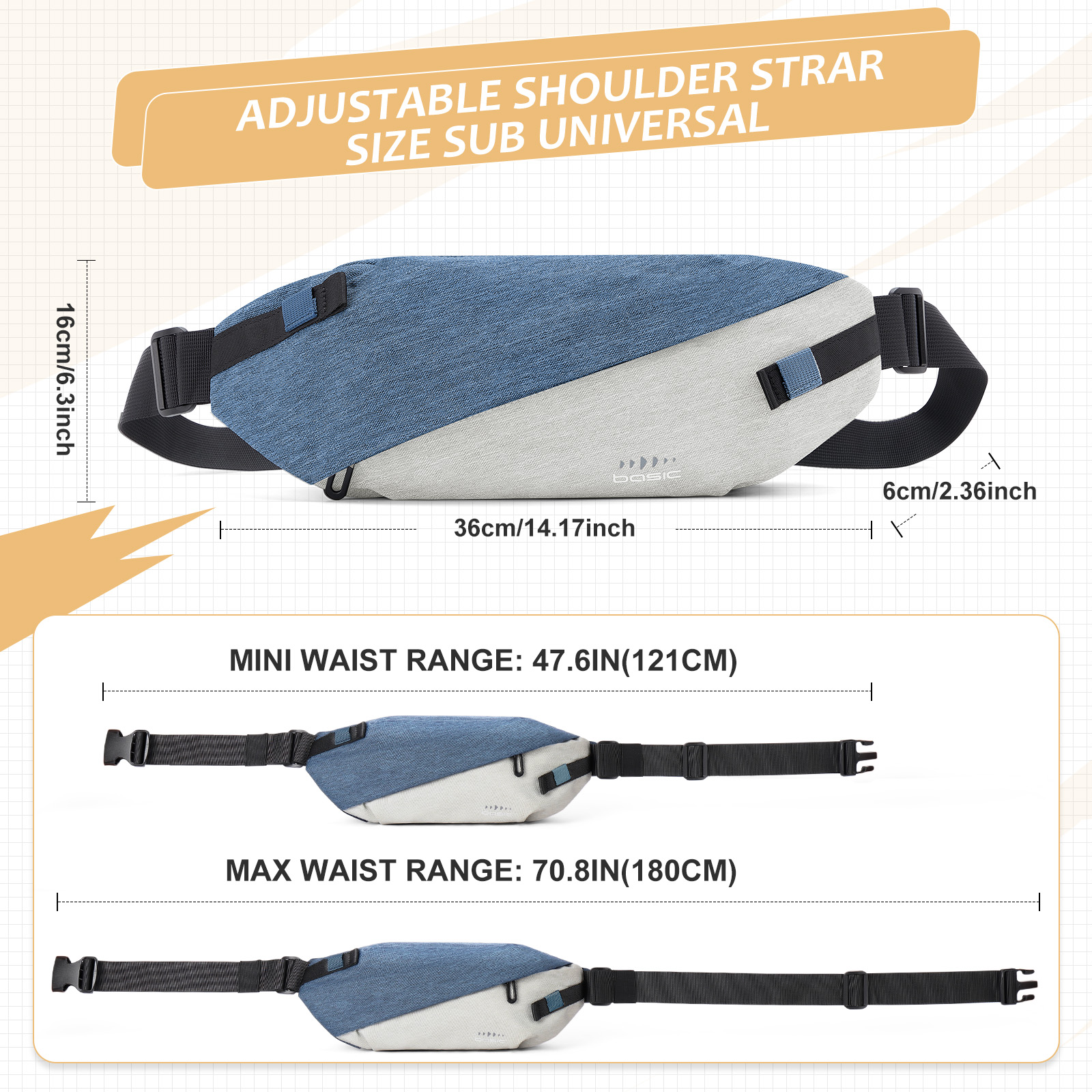 Fashionable Trendy Crossbody B – Belt Mens Fashion recenzja i cena