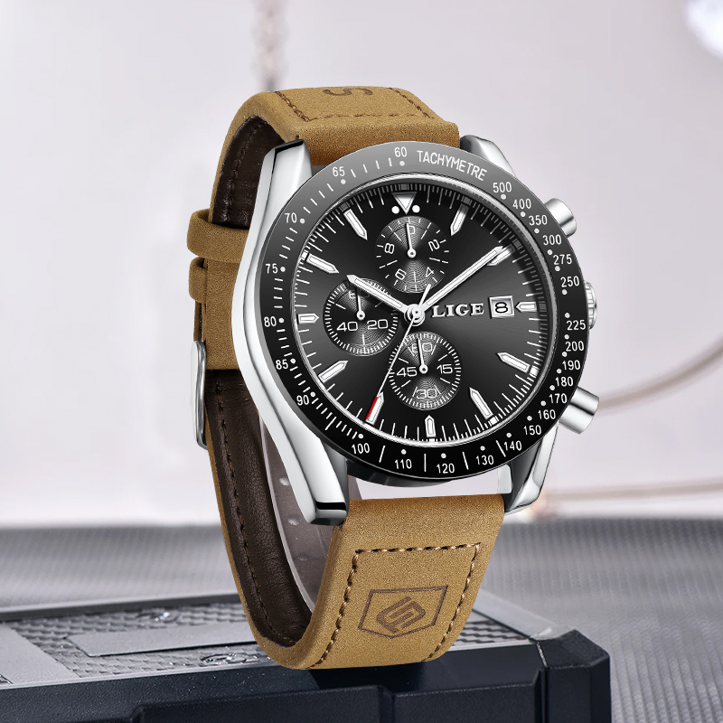 LIGE Retro Fashion Outdoor Qua – Belt Mens Fashion recenzja i cena