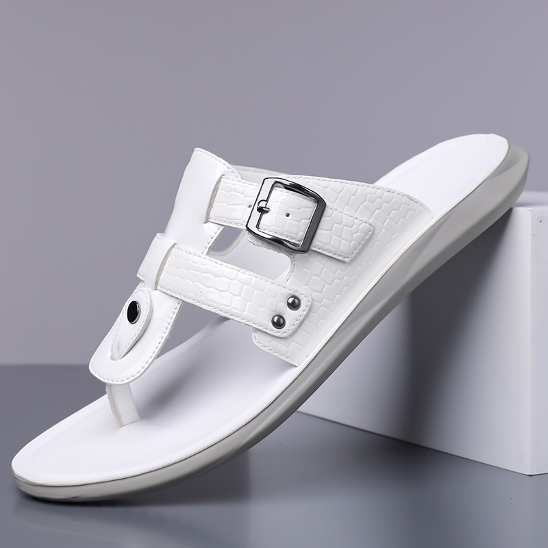 Summer New Men Flip Flops with – Belt Mens Fashion recenzja i cena