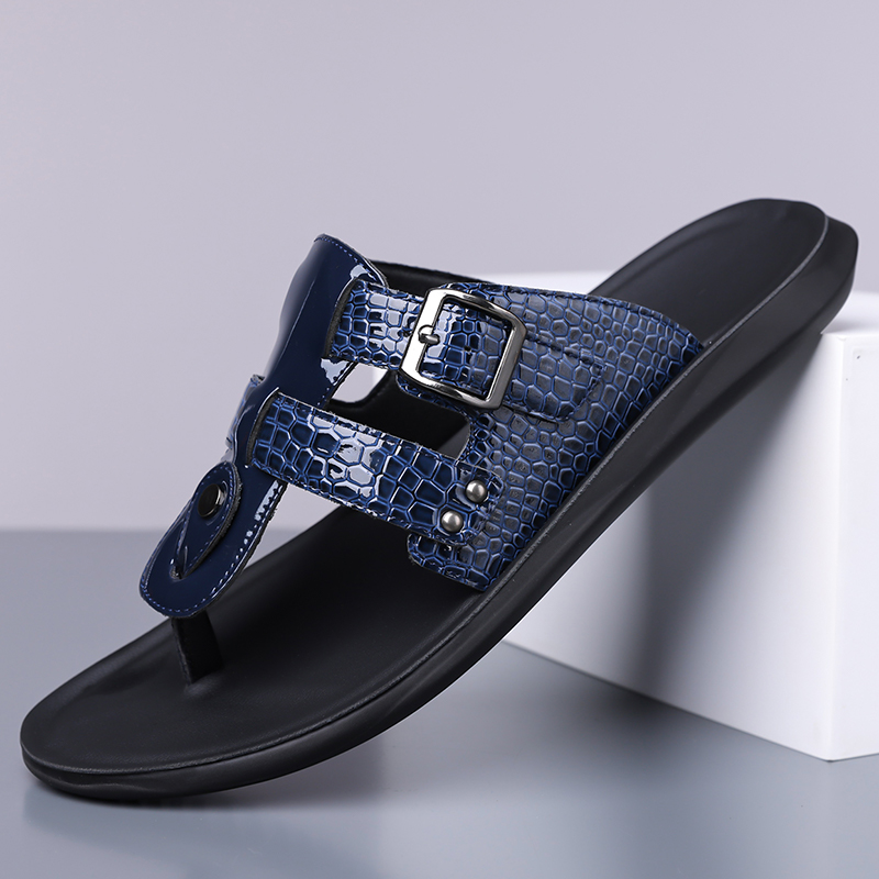 Summer New Men Flip Flops with – Belt Mens Fashion recenzja i cena