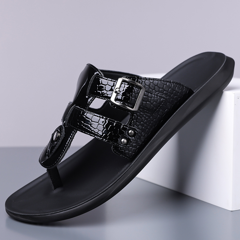 Summer New Men Flip Flops with – Belt Mens Fashion recenzja i cena