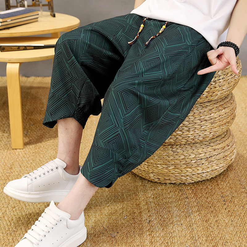 2026 Summer Men's Casual Loose – Men'S Fashion Linen Pants recenzja i cena