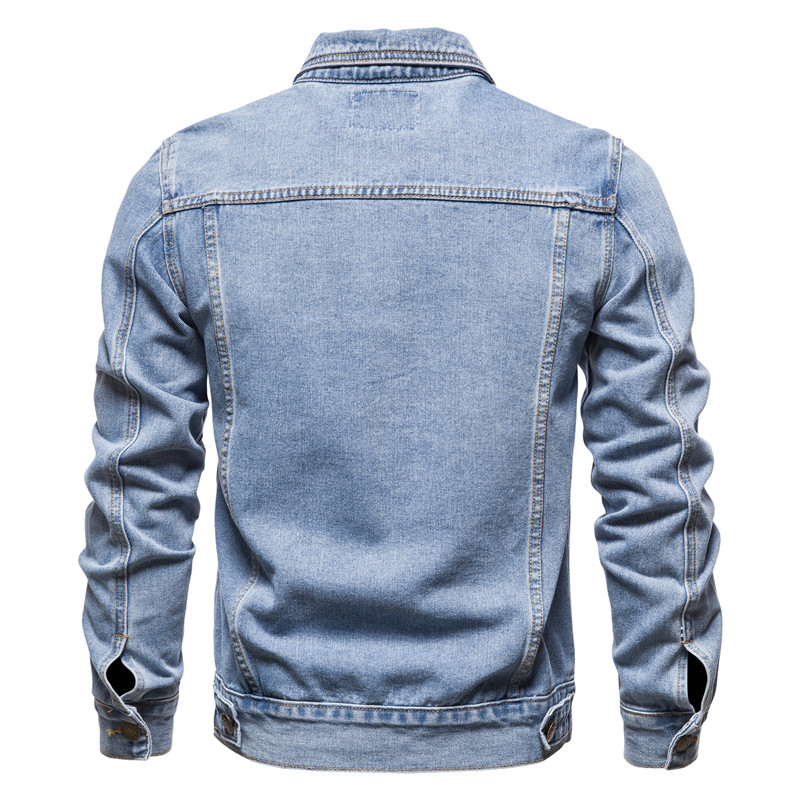 2025 Autumn Men Solid Denim Ja – Men'S Fashion Linen Pants recenzja i cena