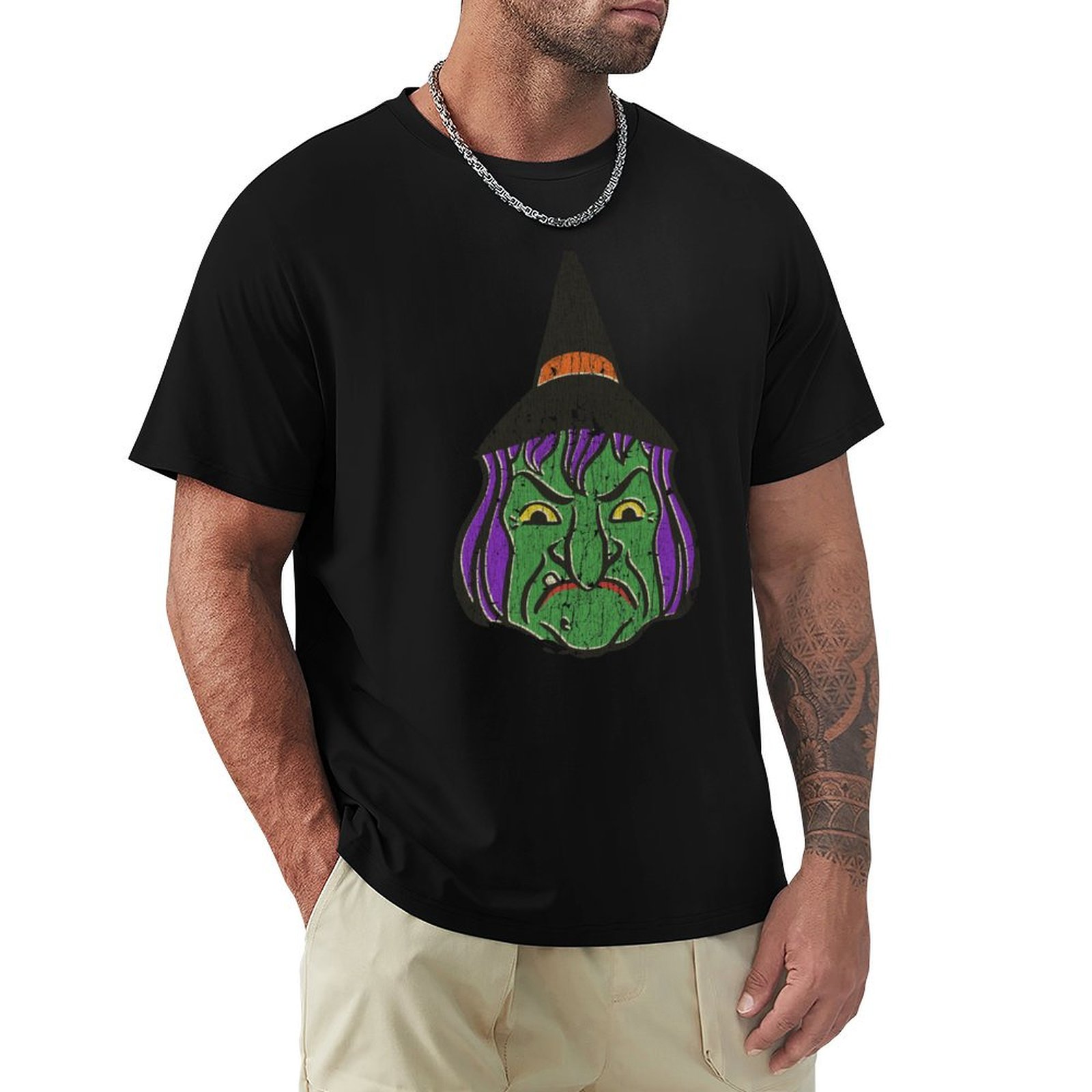 1950s Halloween Witch T-Shirt  – 1950S Fashion Men'S recenzja i cena