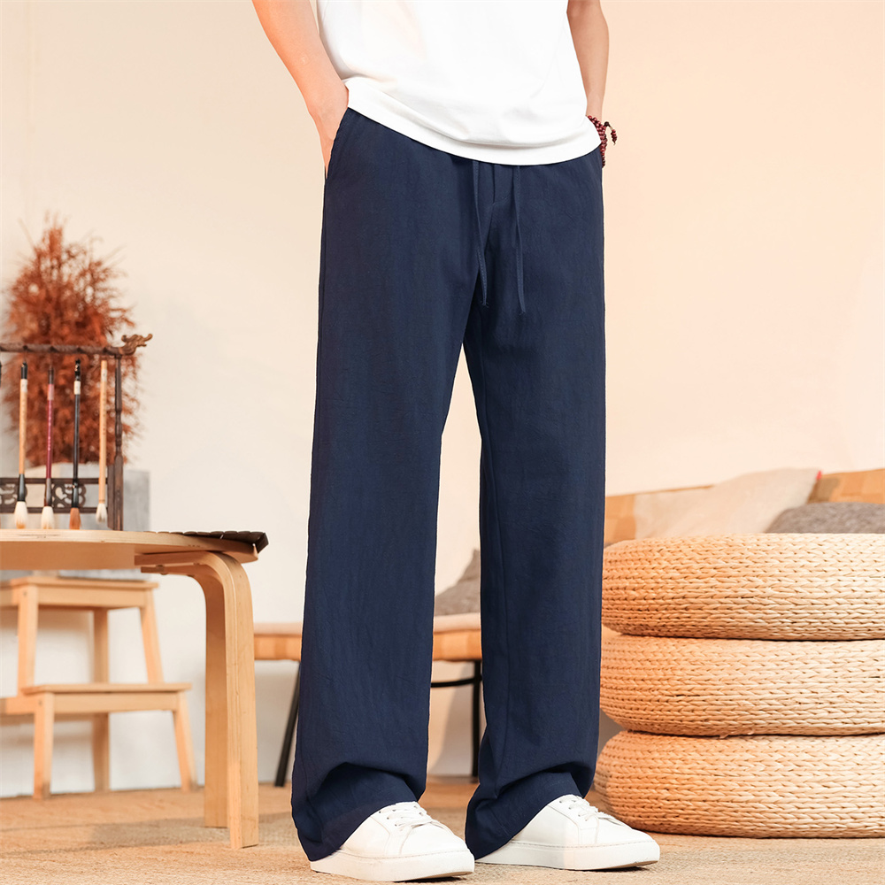Men's Cotton Linen Pants Breat – Men'S Fashion Linen Pants recenzja i cena