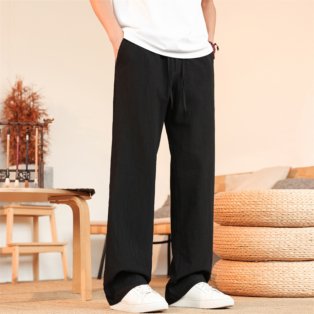 Men's Cotton Linen Pants Breat – Men'S Fashion Linen Pants recenzja i cena
