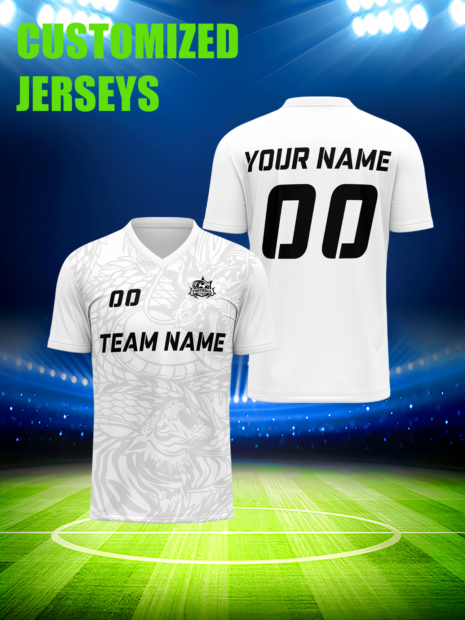 Custom Soccer Jersey With Cust – Mens Fashion Modern recenzja i cena