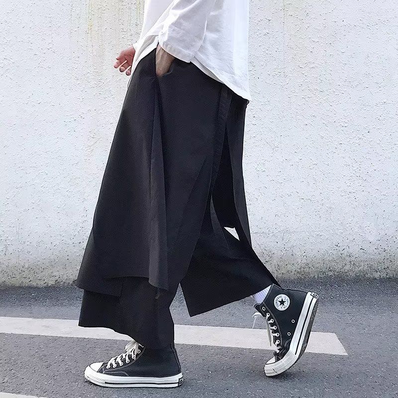 Fashion Black Straight Cropped – Men'S Fashion Online recenzja i cena