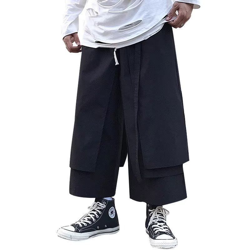 Fashion Black Straight Cropped – Men'S Fashion Online recenzja i cena