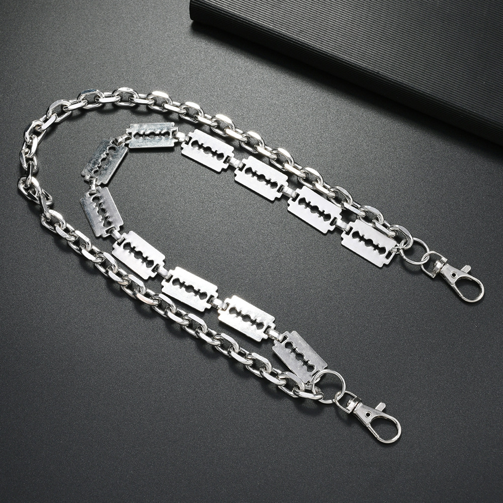 Punk Metal Chain Keychains for – Belt Mens Fashion recenzja i cena