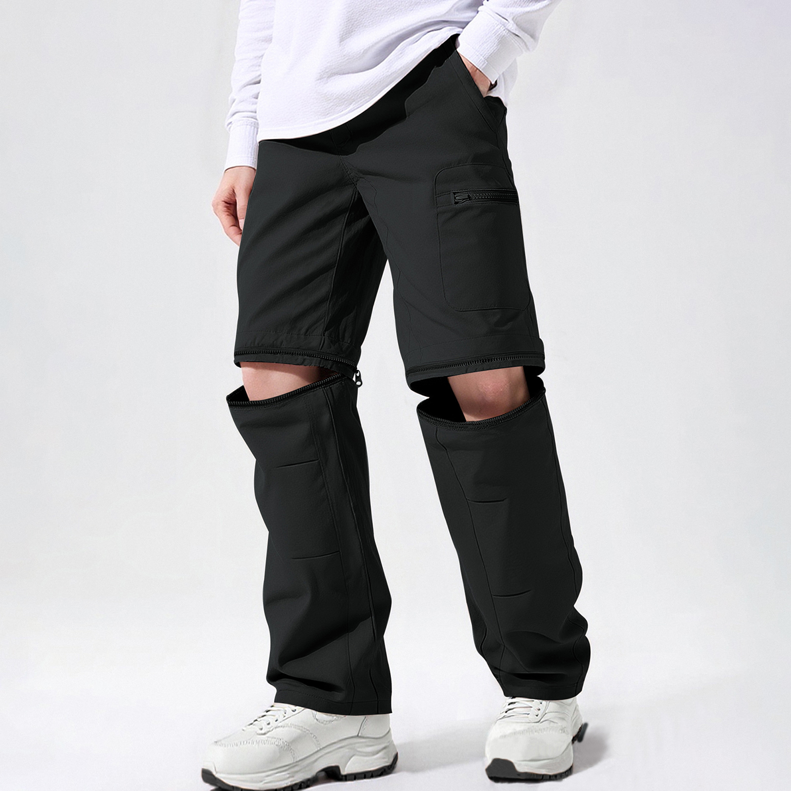 Men's Two-way Long Pants Mens  – Mens Fashion Cargo Pants recenzja i cena
