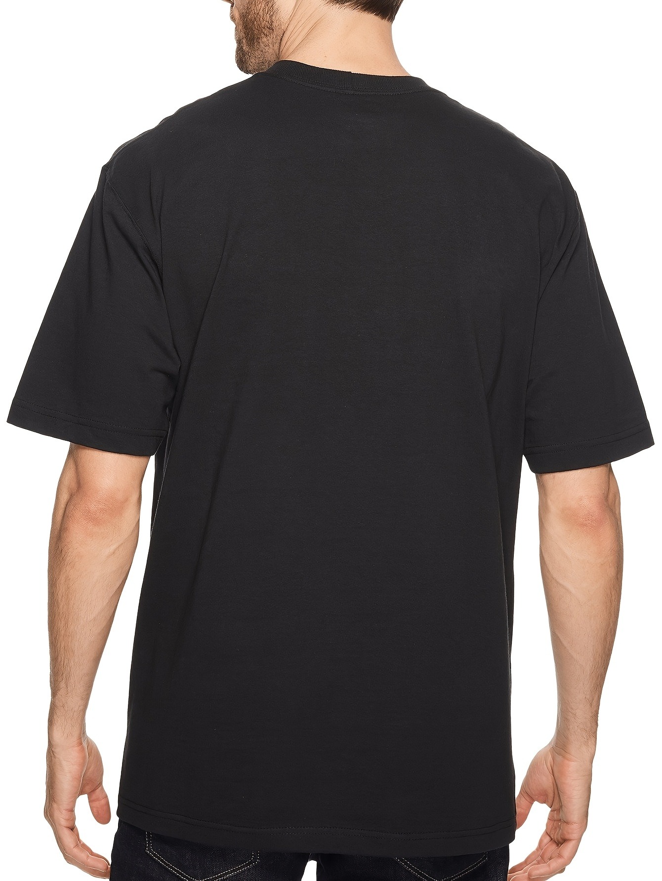100% Cotton Solid T-shirts men – Men'S Fashion Clothing recenzja i cena