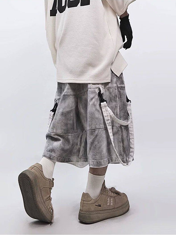 Retro Hip-hop Men's Ripped Jea – Men'S Fashion Linen Pants recenzja i cena