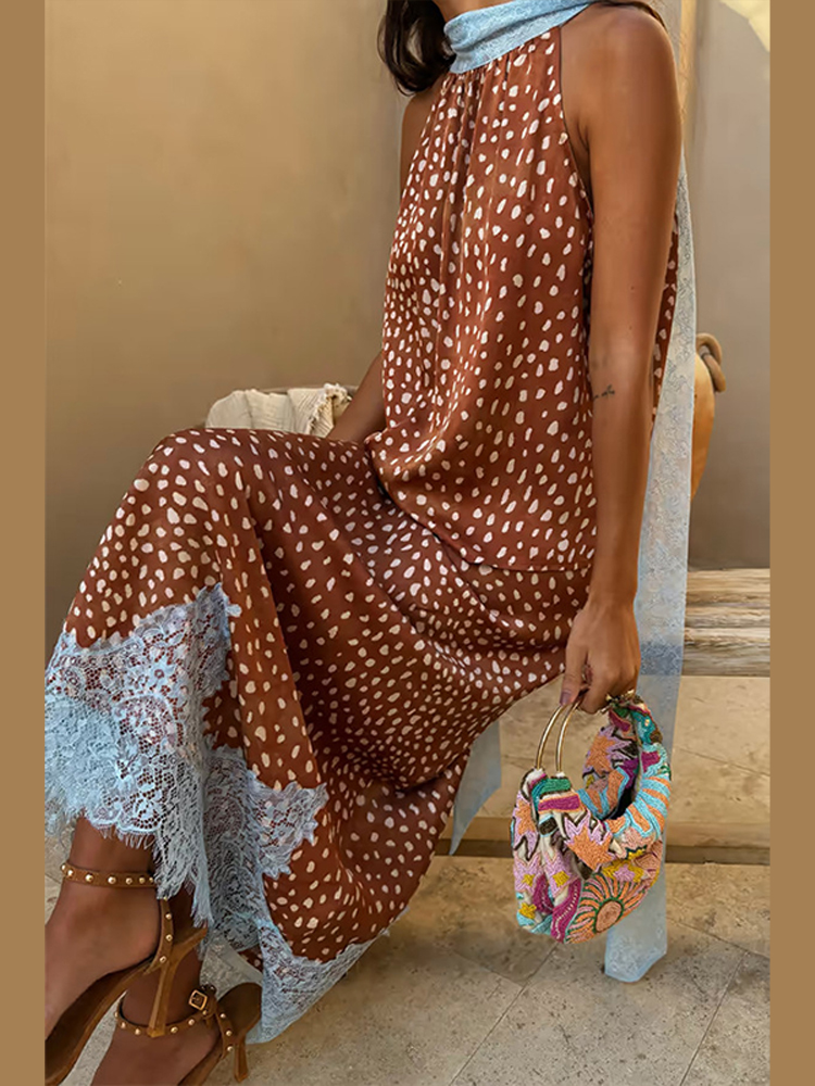 Elegant Polka Dots Lace Patchw – Men'S Fashion Outfits 2026 recenzja i cena