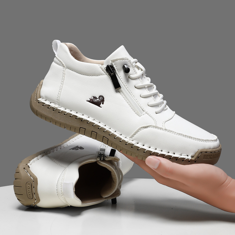 Women's Sneakers Handmade Leat – Mens Fashion Modern recenzja i cena
