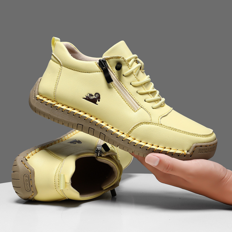 Women's Sneakers Handmade Leat – Mens Fashion Modern recenzja i cena