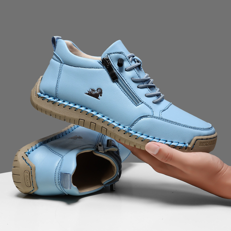 Women's Sneakers Handmade Leat – Mens Fashion Modern recenzja i cena