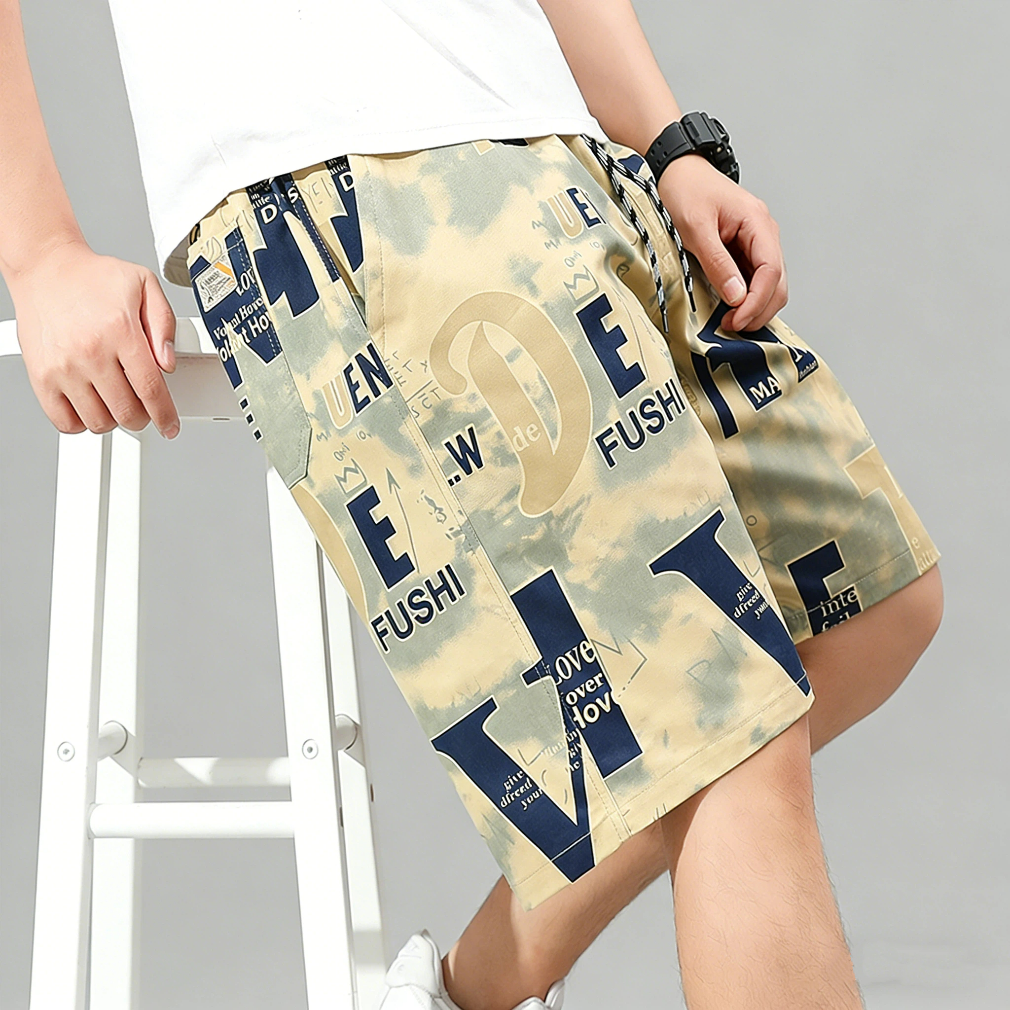 Men's Breathable Shorts Summer – Mens Fashion Cargo Pants recenzja i cena