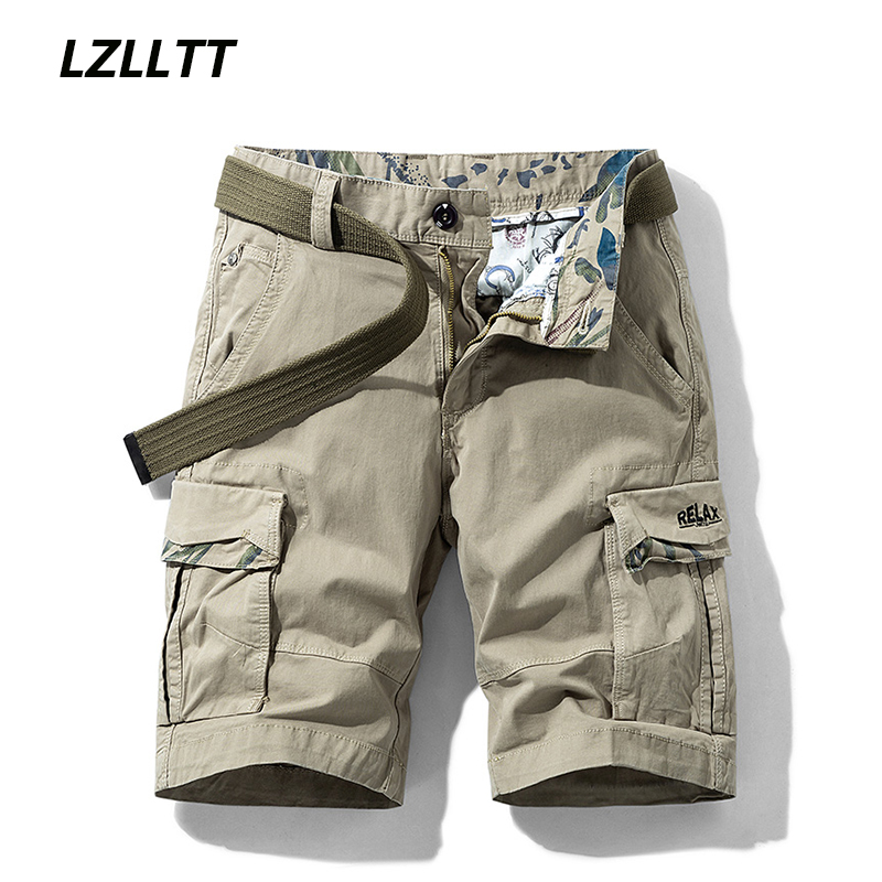 Summer Mens Multi Pockets Cott – Mens Fashion Cargo Pants recenzja i cena