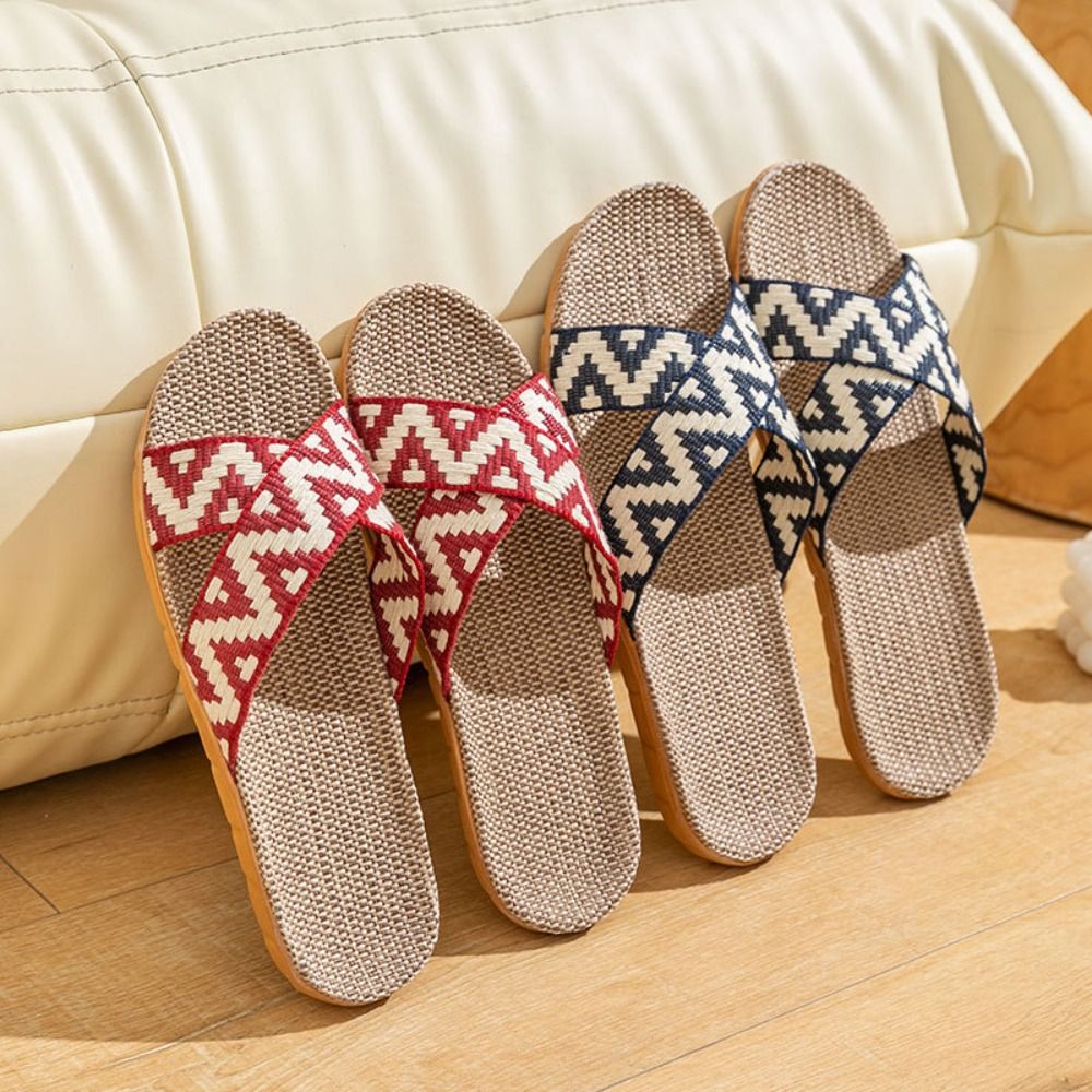 Fashion Ethnic Style Linen Cro – Men'S Fashion Shoes recenzja i cena